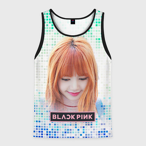 Мужская майка без рукавов Lisa Blackpink / 3D-Черный – фото 1