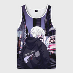 Майка-безрукавка мужская Kaneki Ken, цвет: 3D-белый