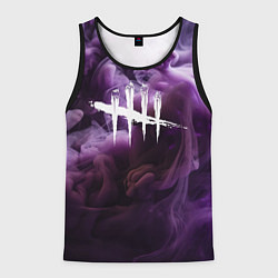Майка-безрукавка мужская Dead By Daylight Logo Smoke, цвет: 3D-черный