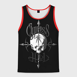 Майка-безрукавка мужская Cypress hill - arrows skull, цвет: 3D-красный
