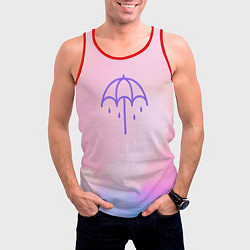 Майка-безрукавка мужская Bring Me The Horizon Umbrella, цвет: 3D-красный — фото 2