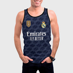 Майка-безрукавка мужская Лука Модрич Реал Мадрид форма 2324 гостевая, цвет: 3D-черный — фото 2