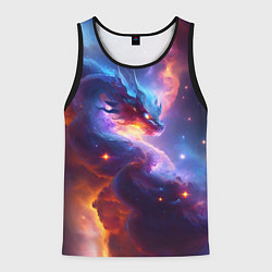 Мужская майка без рукавов Туманность дракона