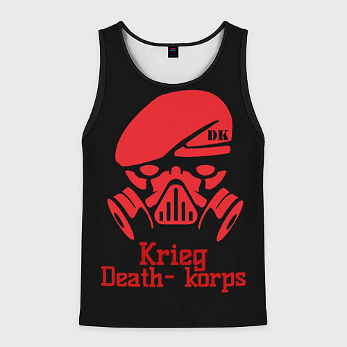 Мужская майка без рукавов Krieg / 3D-Черный – фото 1
