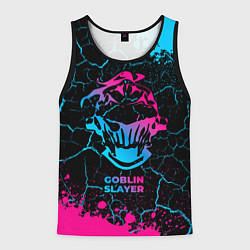 Майка-безрукавка мужская Goblin Slayer - neon gradient, цвет: 3D-черный