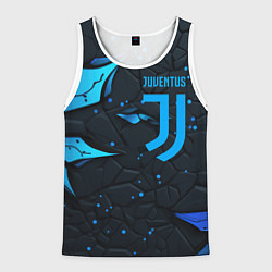 Мужская майка без рукавов Juventus abstract blue logo