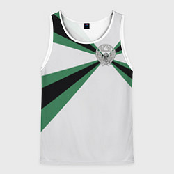 Майка-безрукавка мужская Железнодорожные войска, цвет: 3D-белый