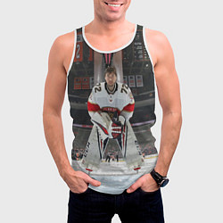 Майка-безрукавка мужская Sergey Bobrovsky - Florida panthers - hockey, цвет: 3D-белый — фото 2