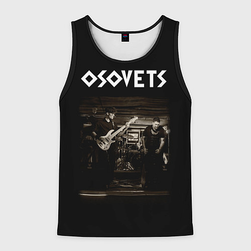 Мужская майка без рукавов Osovets metal band / 3D-Черный – фото 1