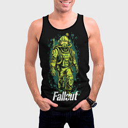Майка-безрукавка мужская Fallout poster game, цвет: 3D-черный — фото 2