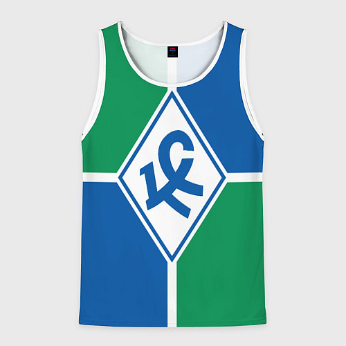 Мужская майка без рукавов Самарские крылья советов / 3D-Белый – фото 1