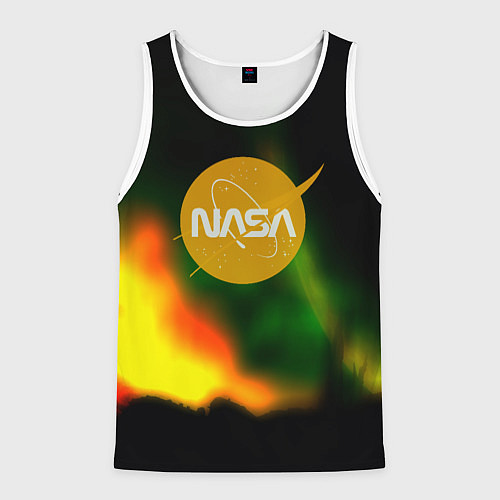 Мужская майка без рукавов Nasa spacestar / 3D-Белый – фото 1