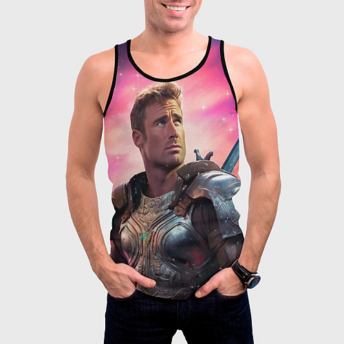 Мужская майка без рукавов William Glen Harold Herrington / 3D-Черный – фото 3