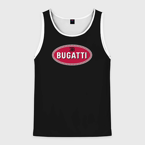 Мужская майка без рукавов Bugatti auto / 3D-Белый – фото 1