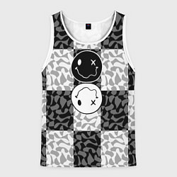 Мужская майка без рукавов Smile chaos