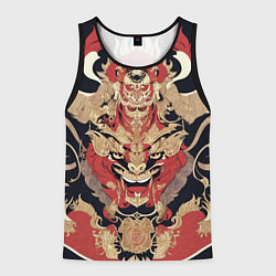 Мужская майка без рукавов Татуировка дух дракона