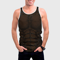 Майка-безрукавка мужская Костюм оборотня, цвет: 3D-белый — фото 2