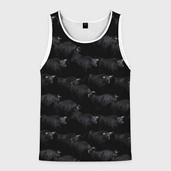 Мужская майка без рукавов Ночные быки