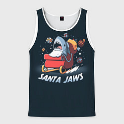 Мужская майка без рукавов Santa Jaws