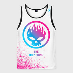 Майка-безрукавка мужская The Offspring neon gradient style, цвет: 3D-черный