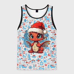 Мужская майка без рукавов 2024 год дракона