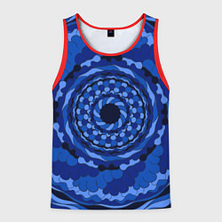 Мужская майка без рукавов Витраж: морская пучина