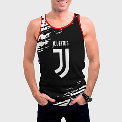 Майка-безрукавка мужская Juventus спорт краски, цвет: 3D-красный — фото 2