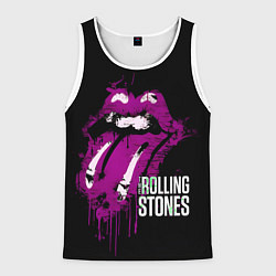 Мужская майка без рукавов The Rolling Stones - lips