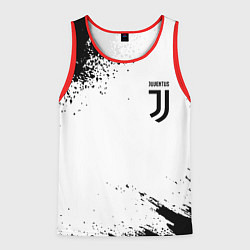 Майка-безрукавка мужская Juventus sport color black, цвет: 3D-красный