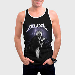 Майка-безрукавка мужская Meladze - Metallica, цвет: 3D-белый — фото 2
