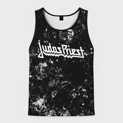 Майка-безрукавка мужская Judas Priest black ice, цвет: 3D-черный