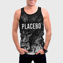 Майка-безрукавка мужская Placebo black graphite, цвет: 3D-черный — фото 2