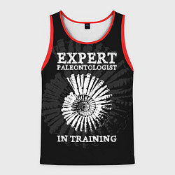 Майка-безрукавка мужская Expert paleontologist in training, цвет: 3D-красный