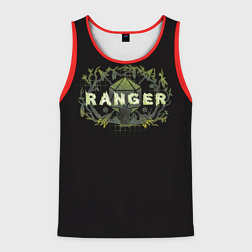 Мужская майка без рукавов Ranger - DnD / 3D-Красный – фото 1