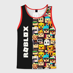 Майка-безрукавка мужская Roblox - game, цвет: 3D-красный