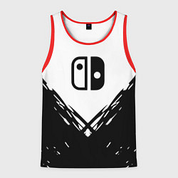 Мужская майка без рукавов Nintendo краски лого