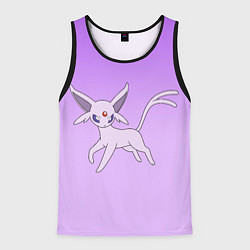 Мужская майка без рукавов Espeon Pokemon - розовая кошка покемон
