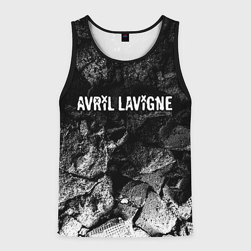 Мужская майка без рукавов Avril Lavigne black graphite / 3D-Черный – фото 1