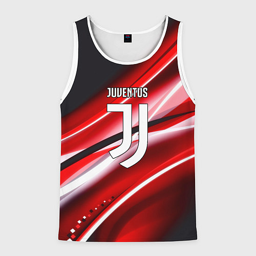 Мужская майка без рукавов Juventus geometry sport line / 3D-Белый – фото 1