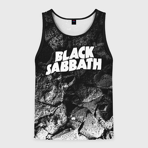 Мужская майка без рукавов Black Sabbath black graphite / 3D-Черный – фото 1