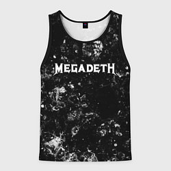 Майка-безрукавка мужская Megadeth black ice, цвет: 3D-черный