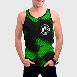 Майка-безрукавка мужская Borussia sport halftone, цвет: 3D-черный — фото 2