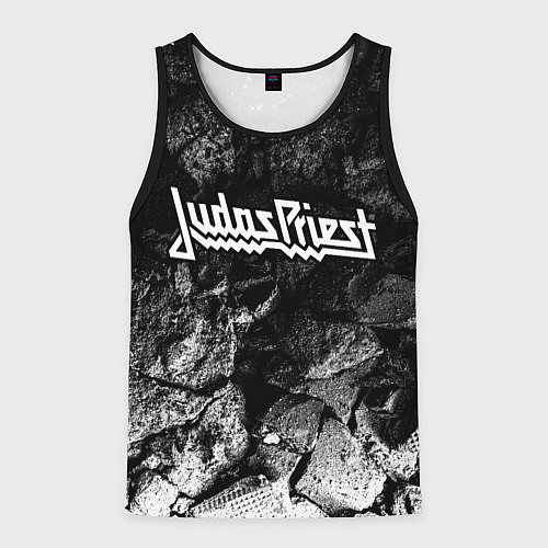 Мужская майка без рукавов Judas Priest black graphite / 3D-Черный – фото 1