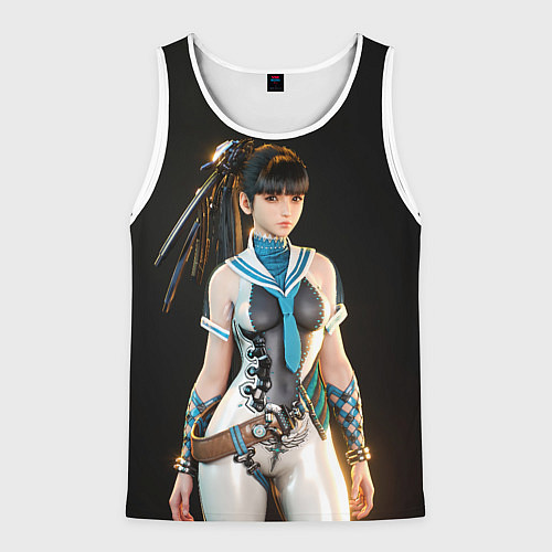 Мужская майка без рукавов Красотка Ева stellar blade / 3D-Белый – фото 1