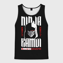 Майка-безрукавка мужская Ninja Kamui Revenge controls you, цвет: 3D-черный