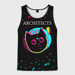 Майка-безрукавка мужская Architects - rock star cat, цвет: 3D-черный