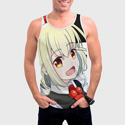 Майка-безрукавка мужская Touhou Project Rumia happy, цвет: 3D-белый — фото 2