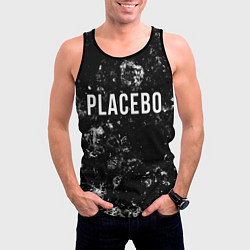 Майка-безрукавка мужская Placebo black ice, цвет: 3D-черный — фото 2
