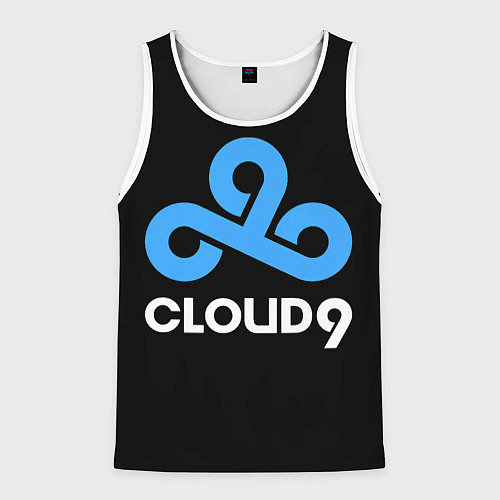 Мужская майка без рукавов Cloud9 - esports logo / 3D-Белый – фото 1