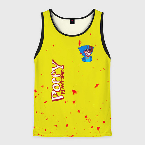 Мужская майка без рукавов Poppy Playtime Хагги Вагги монстр / 3D-Черный – фото 1